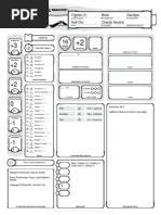 Pendragon Character Sheet Early BW BLANK v.2 | PDF | Middle Ages