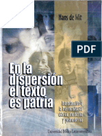 Hans de Wit - En La Dispersión El Texto Es Patria; Introducción a La Hermenéutica Clásica, Moderna y Posmoderna. UBL 2002