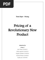 Pricing of a Revolutionary Product