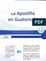 Apostilla en Guatemala