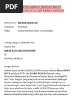 Contoh Somasi Penipuan Dan Penggelapan Tanpa Nama