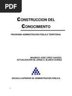Introduccion -Construccion-Del-conocimiento - La Construccion de Conocimiento en La Teoria Filosofica Contemporanea