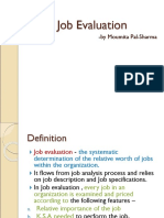 Job Evaluation: - by Moumita Pal-Sharma