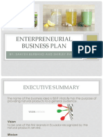 Enterpreneurial Business Plan: By: Sahyen Burbano and Shirley Ramos