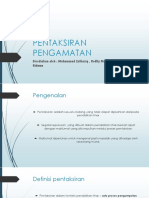 Pentaksiran Pengamatan