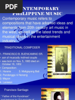 Contemporary Philippine Music