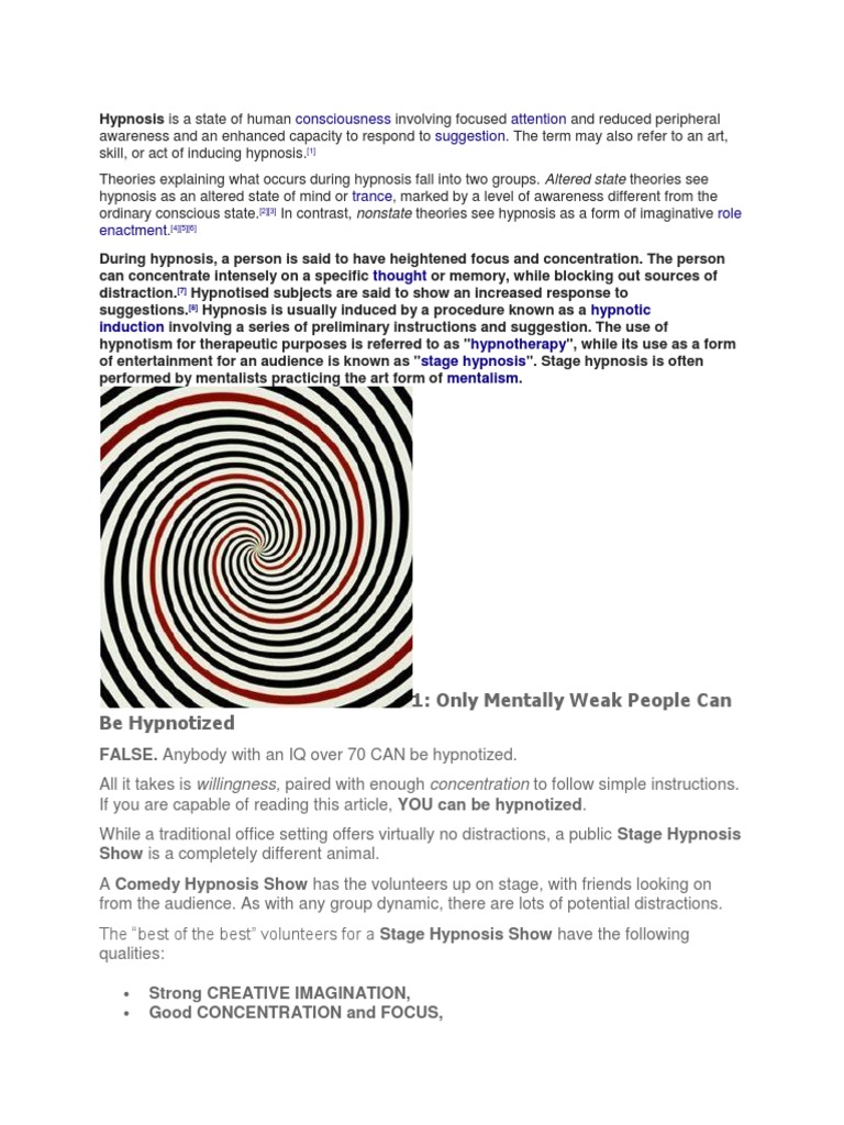 Consciousness Attention Suggestion: 1: Only Mentally Weak People Can Be ...