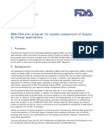 EMA-FDA Pilot Program For Parallel Assessment of Quality by Design Applications