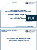 Pentauliahan Induk Persijilan Kemahiran Malaysia BPTV KPM