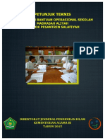 PETUNJUK TEKNIS BOS MA Tahun Anggaran 2015 PDF