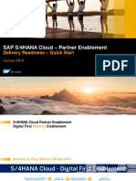 S4HANA Cloud Partner Delivery Readiness - Quick Start 1.1