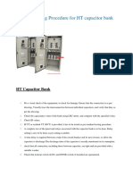 HT Capacitor Bank and Reactor Test and Commissioning