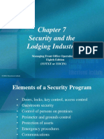 Chapter 7 - Security and The Lodging Industry