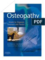Osteopathy - Models For Diagnosis, Treatment and Practice
