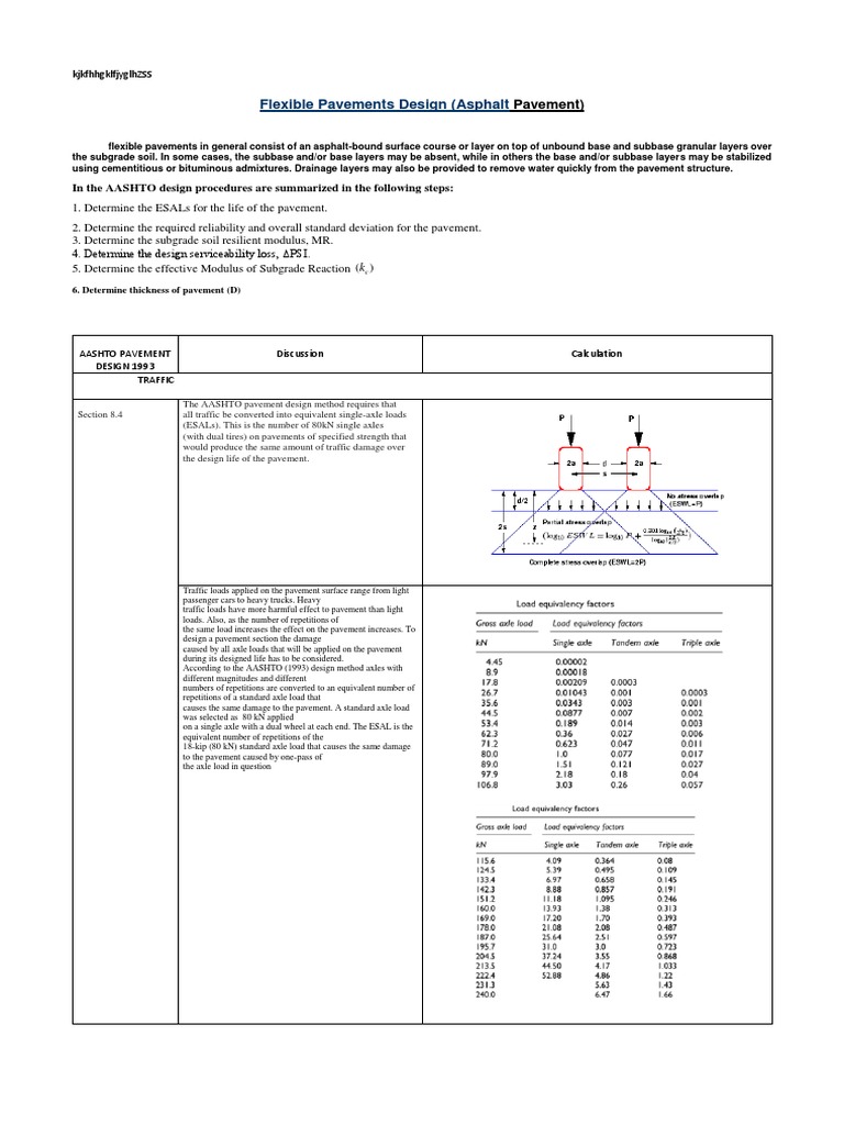 AASHTO Flexible Pavement Design Guide | PDF | Road Surface ...