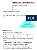 Introduction to SIMD Architectures