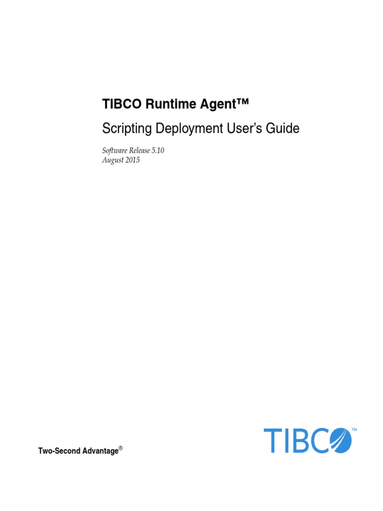 Tib TRA Script Deploy Usr | PDF | Installation (Computer Programs ...
