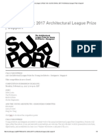 The Architectural League of New York - Call For Entries - 2017 Architectural League Prize - Support