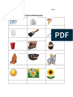 Name The Objects Below To Form Compound Nouns