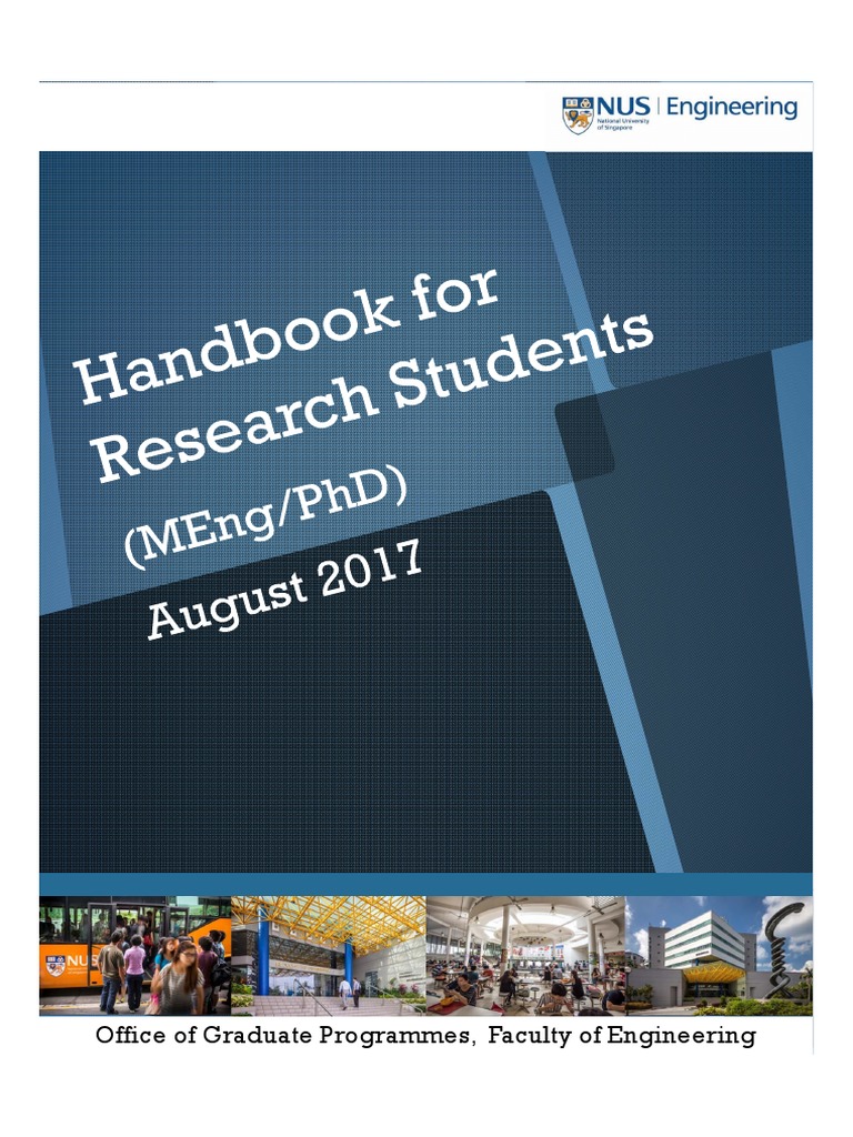 Handbookresearchstudent 1pdf Postgraduate Education - 