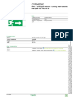 Product data sheet for Rilux 6 W LED downlight