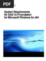 System Requirements For SAS 9.4 Foundation For Microsoft Windows For x64