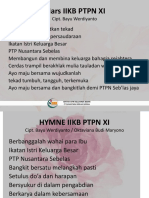 Mars Dan Hymne Iikb PTPN Xi