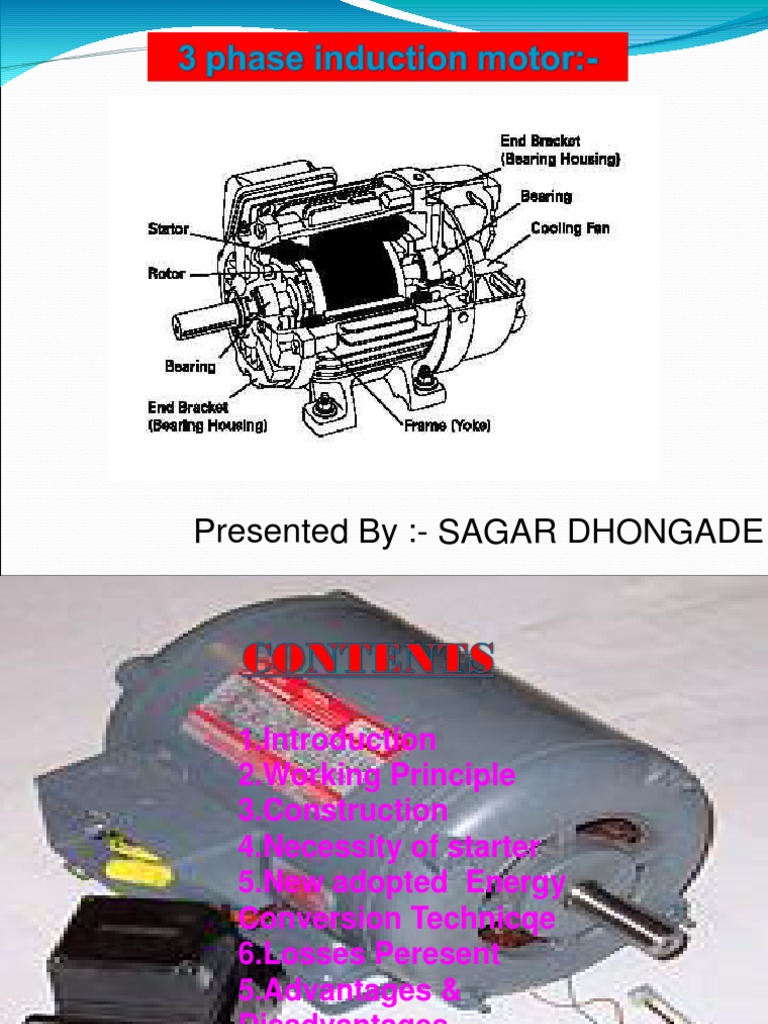 Induction Motor Basics & Efficiency | PDF | Electromagnetic Induction ...