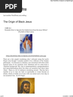 Origin of a Black Jesus