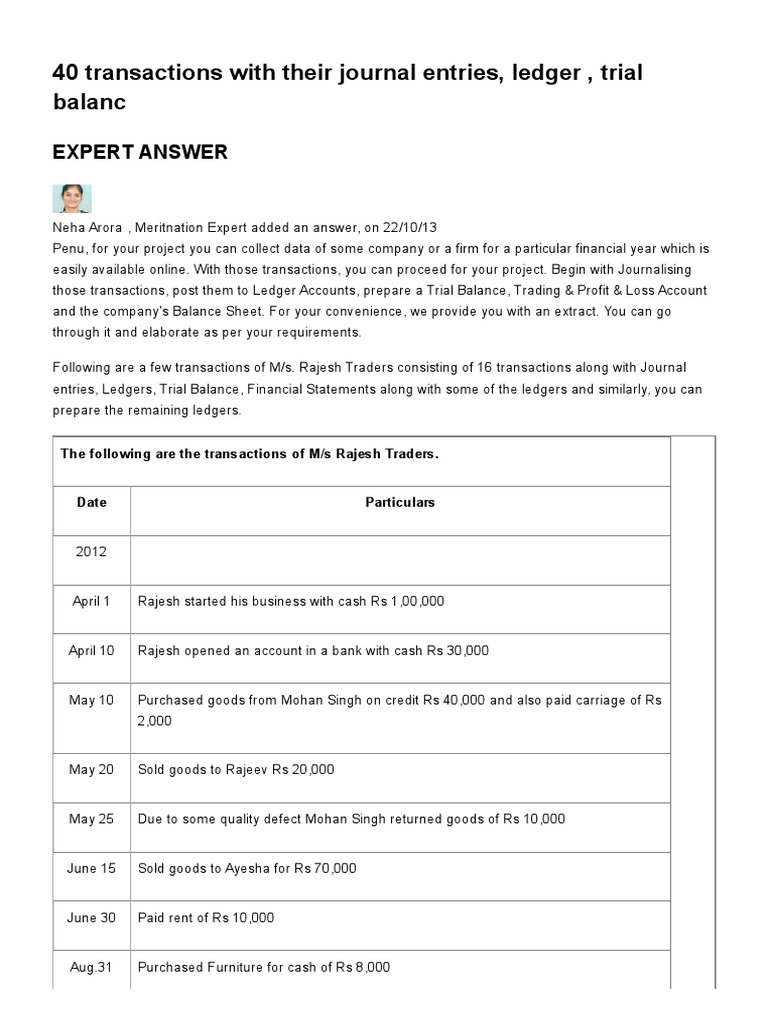 Accounts PDF | PDF | Debits And Credits | Money