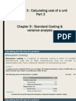 Calculating full product cost and profit under absorption and variable costing