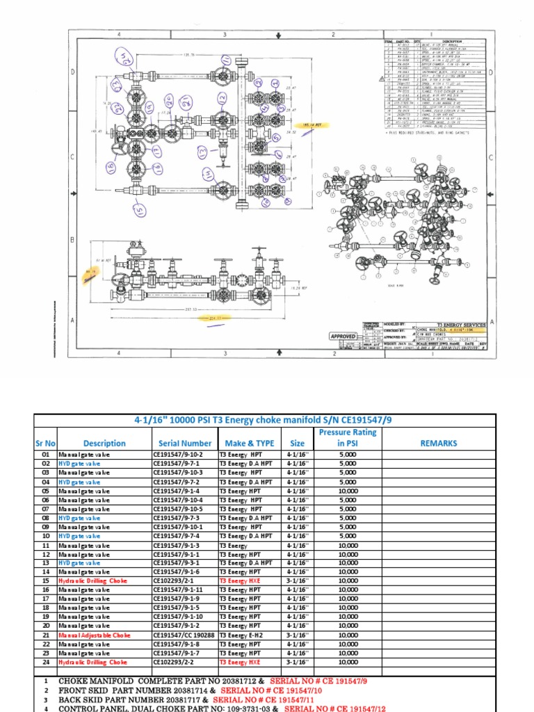 4116'' 10 K Choke Manifold (Aramco Spec) PDF Vehicle Technology