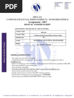 Digital Answer Sheet-Csr - 2017