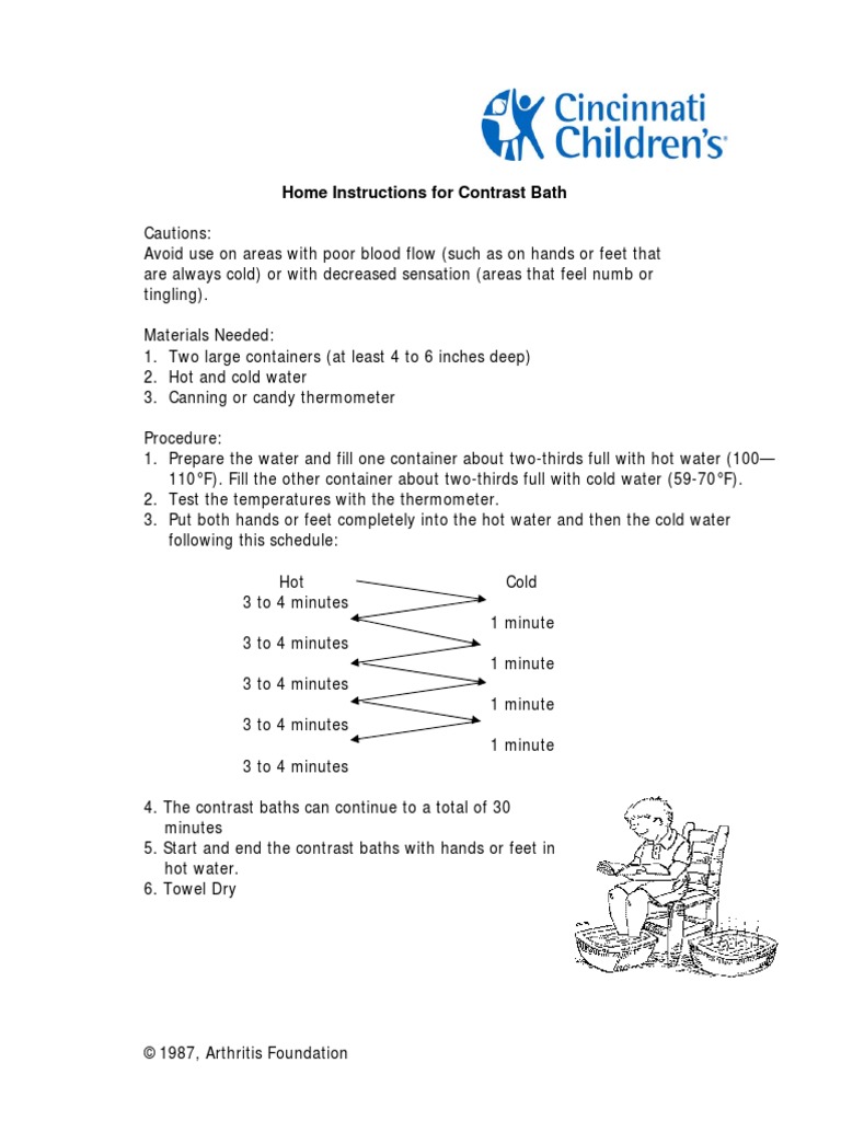 Home Contrast Bath Instructions PDF