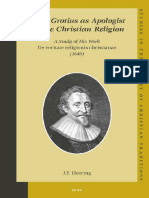 SHCT 111 Heering - Hugo Grotius As Apologist For The Christian Religion - A Study of His Work de Veritate Religionis Christianae, 1640 PDF