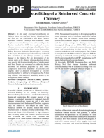 Structural Retrofitting of A Reinforced Concrete Chimney