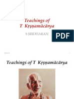 T Krishnamacharya Life and Teachings