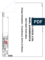 Sizing Calculation - Transformer, Drive & Motor_Rev B