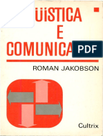 Linguistica e Comunicação - Roman Jakobson PDF