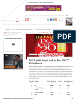 DQ Top20 - Meet India's Top 100 IT CompaniesDATAQUEST