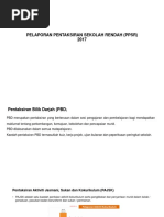 Pelaporan Pentaksiran Sekolah Rendah (PPSR) 2017