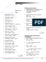 NI2 Placement Test