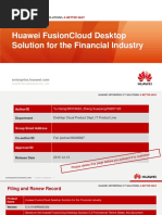 Huawei FusionCloud Desktop Solution Overview Presentation (For Financial)