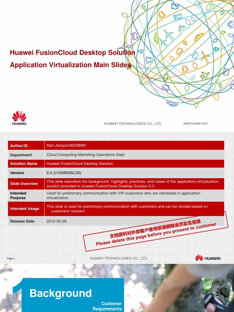 Huawei FusionCloud Desktop Solution Application Virtualization Main ...