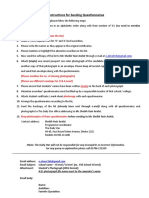 18th_Instructions for Sending Questionnaires