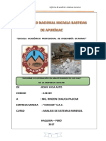 Analisis de Sistemas Mineros