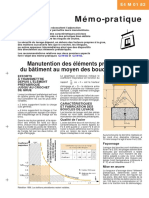 Manutention Elements Prefabriques Du Batiment Boucles Levage