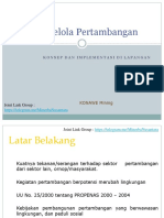 Tata Kelola Pertambangan: Konsep Dan Implementasi Di Lapangan