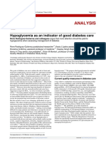 Hypoglycemia as an important indicator of quality diabetes care