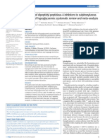 Addition of Dipeptidyl Peptidase-4 Inhibitors To Sulphonylureas and Risk of Hypoglycaemia: Systematic Review and Meta-Analysis